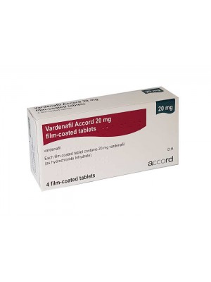 Vardenafil/Levitra 20 mg. 4 tablets